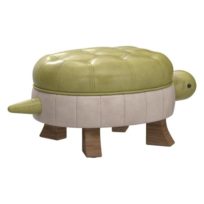 Bayou Breeze Animal Footstool Turtle Upholstered Ottoman Pouf Foot Stool Rest For Living Room Bedroom Sofa Bench Seat Chair Wayfair